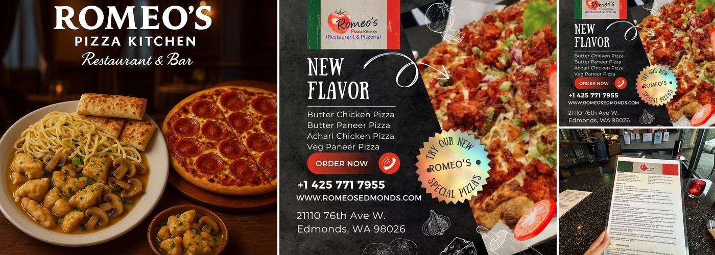 Romeo's Pizza Kitchen (Restaurant & Pizzeria) Menu