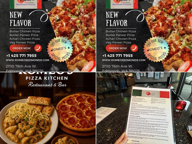 Romeo's Pizza Kitchen (Restaurant & Pizzeria) Menu
