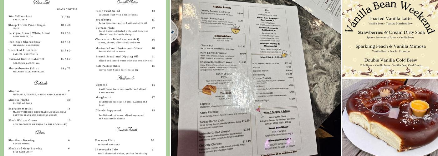 Eastside Café - Coffee & Wine Bar Menu