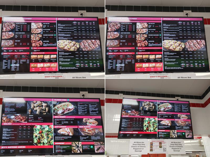Jet's Pizza Menu