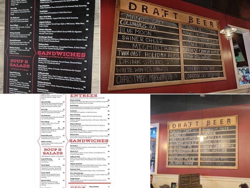 Georgio's Grill & Bar Menu