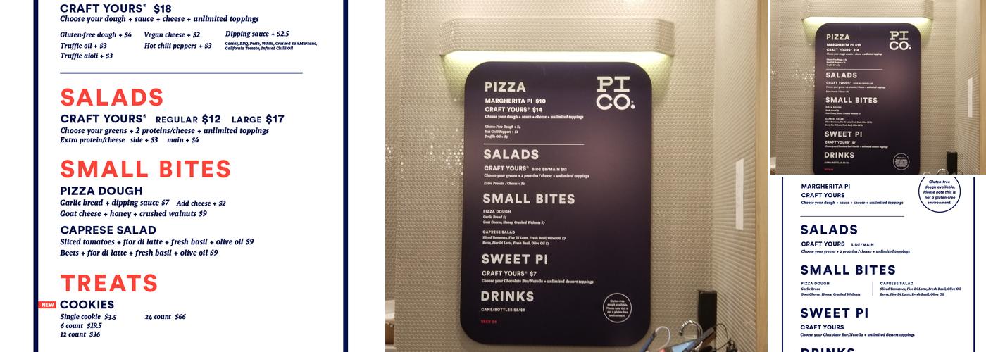 Pi Co Menu