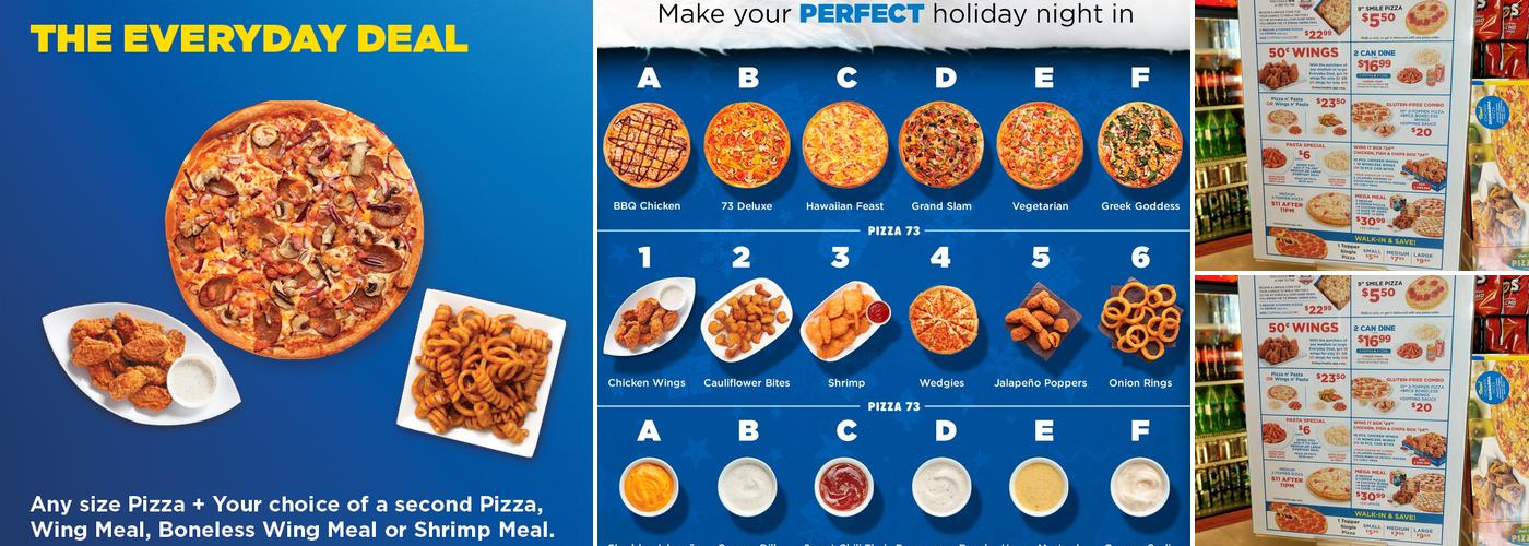 Pizza 73 Menu