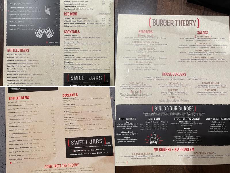 Burger Theory Menu