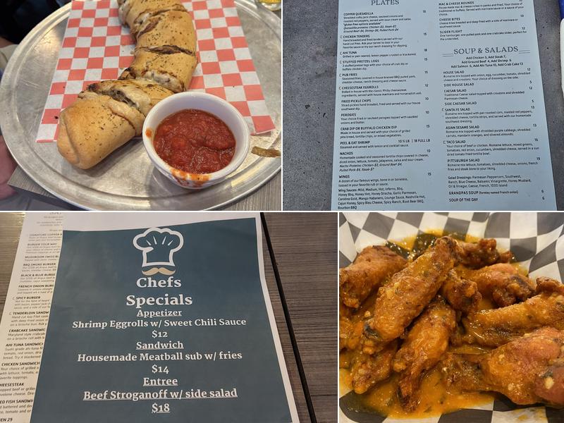 Copper Pub and Grille Menu