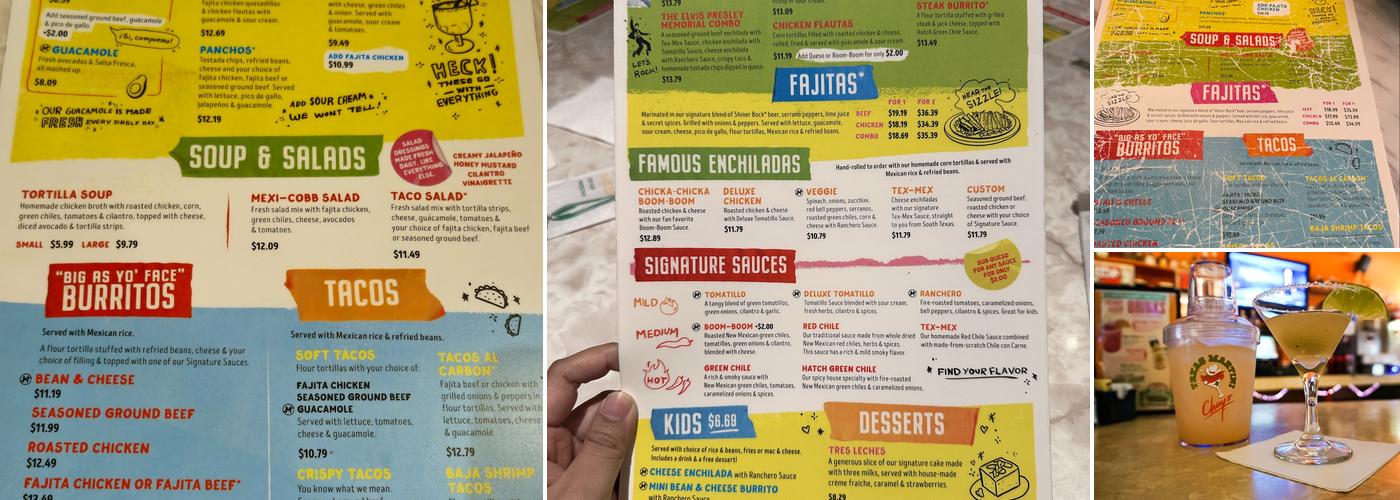 Chuy's Menu