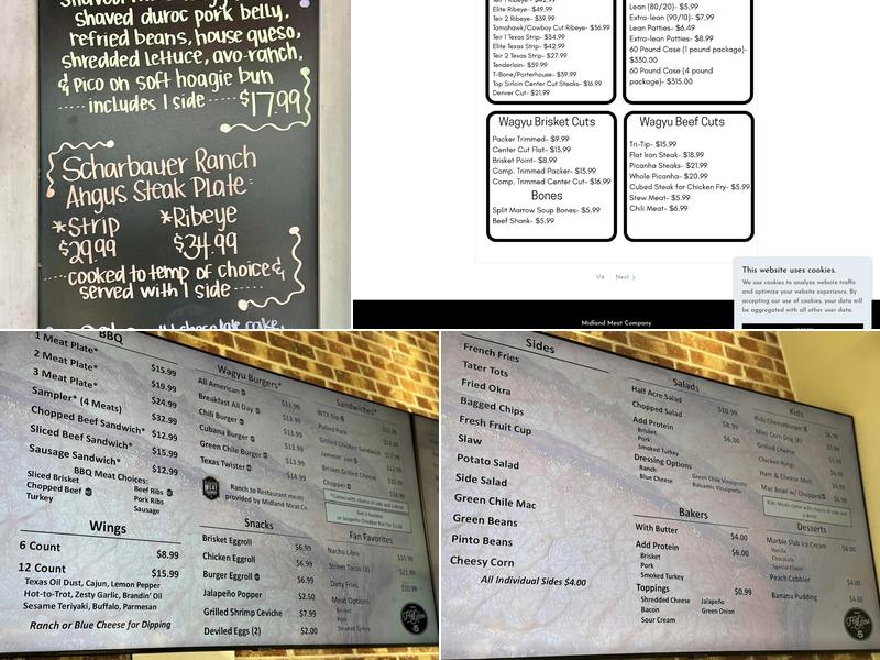 The Half Acre Menu