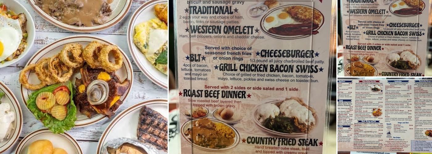 Oneta Station Diner - Broken Arrow Menu