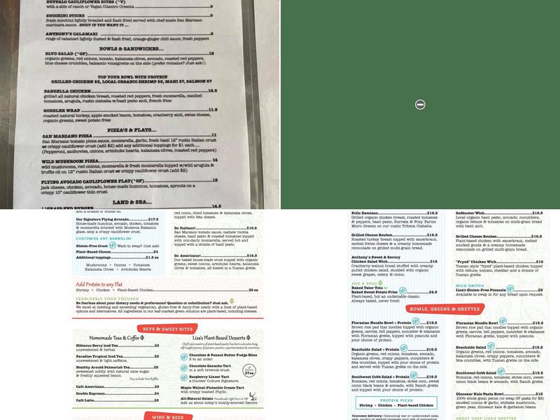 Counter Culture Vero Menu