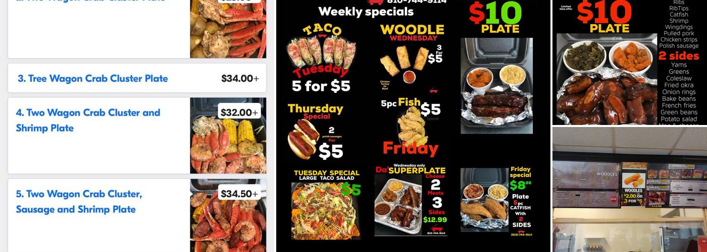 Da Red Wagon Menu