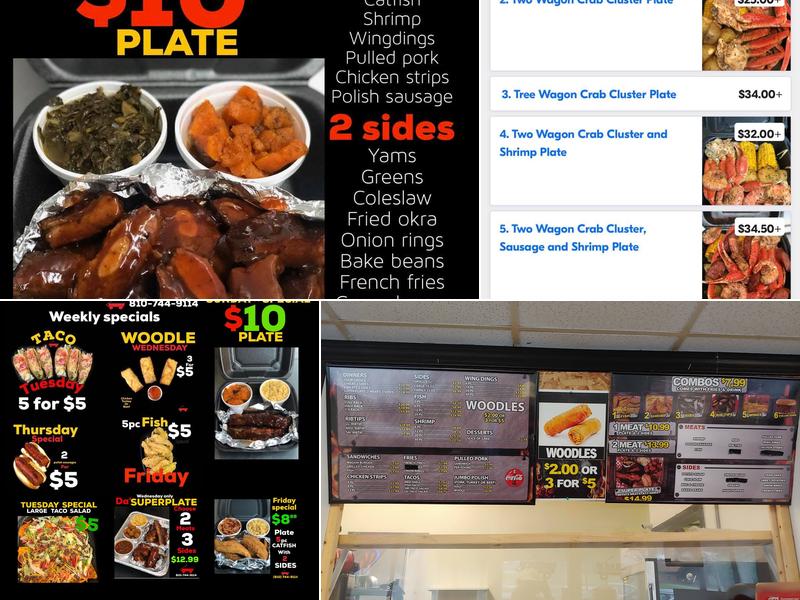 Da Red Wagon Menu