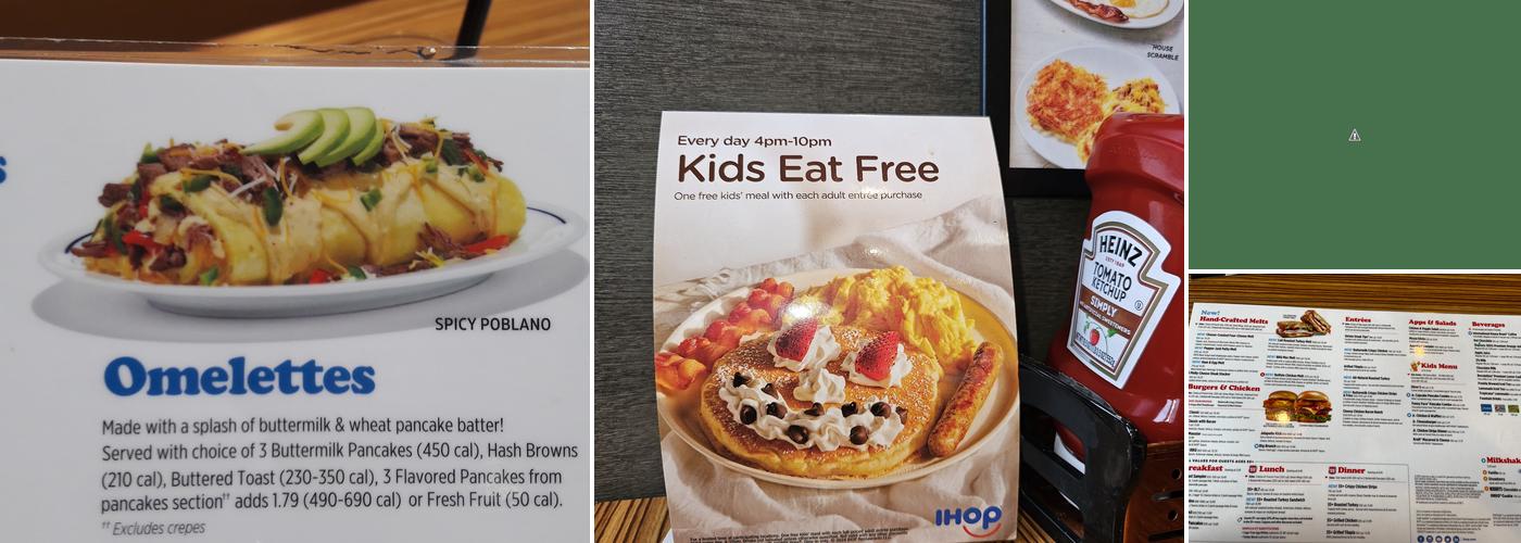 IHOP Menu