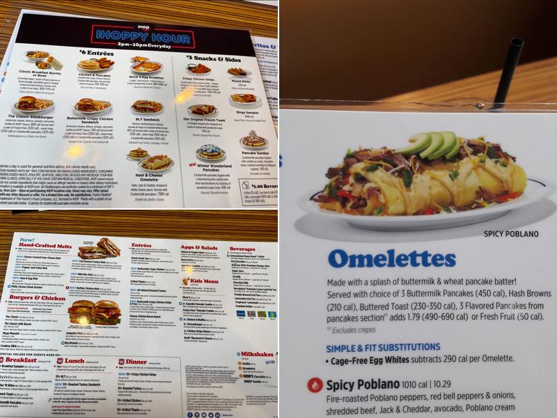 IHOP Menu