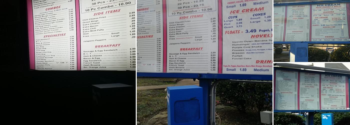 Dixie Queen Menu