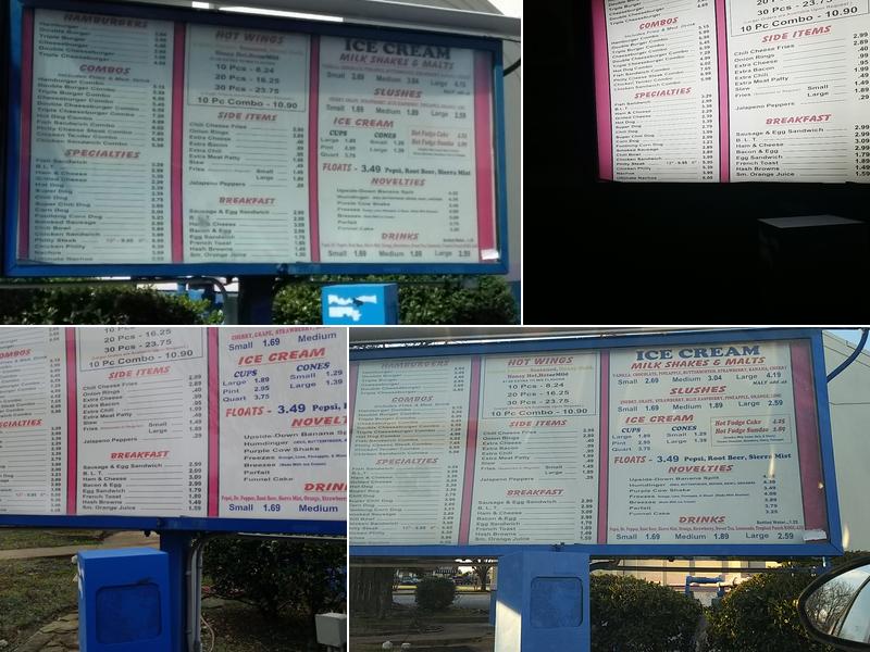 Dixie Queen Menu