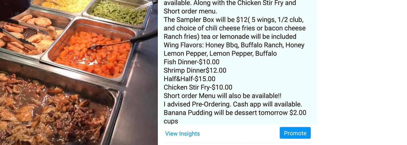 The Spot Buffet&Catering Menu