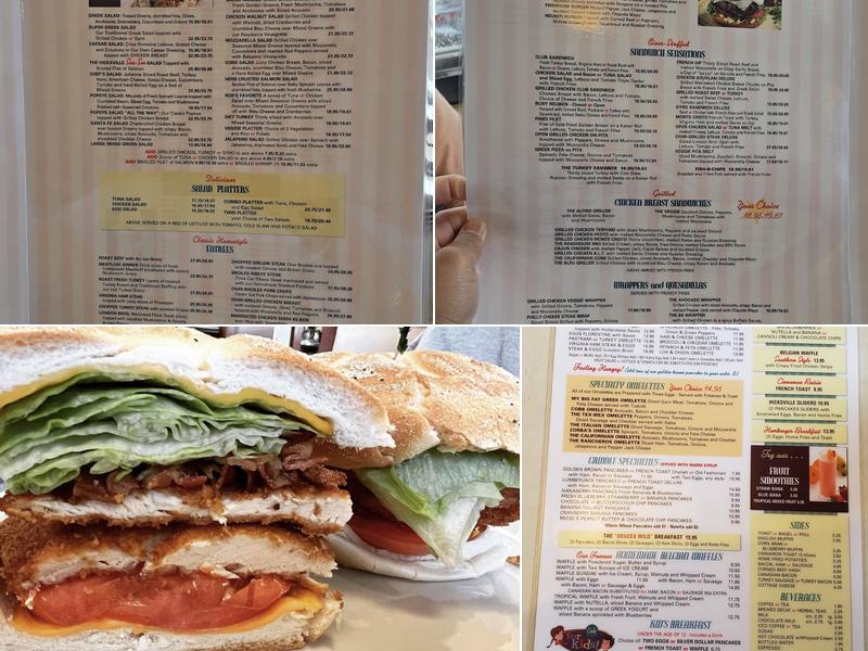 Hicksville Diner Menu