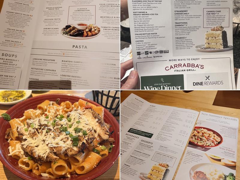Carrabba's Italian Grill Menu