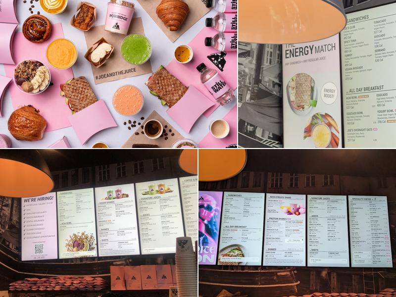 JOE & THE JUICE Menu