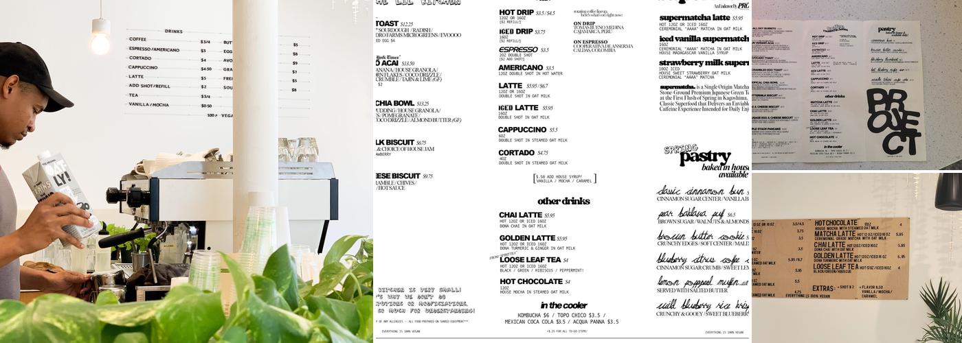 Project Coffee Menu