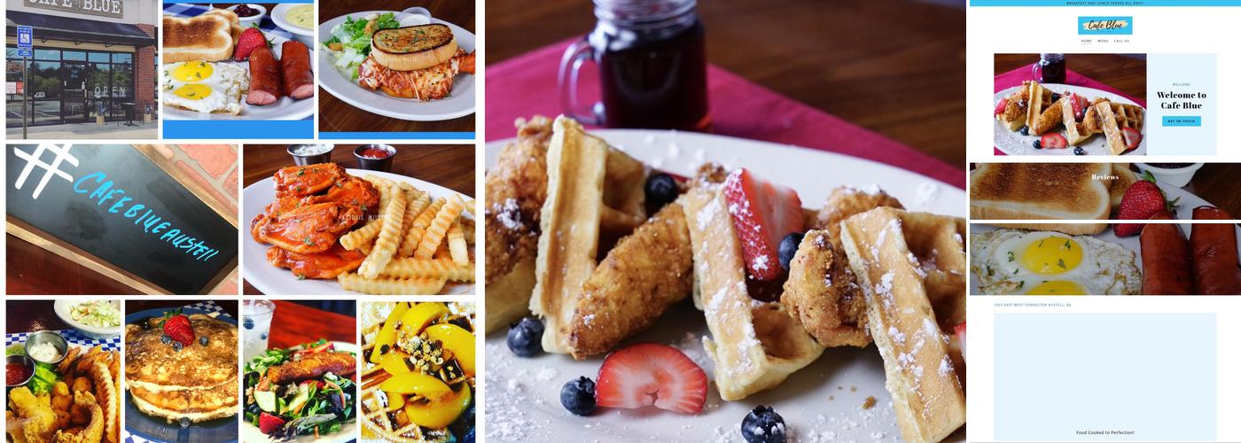 Cafe Blue Menu