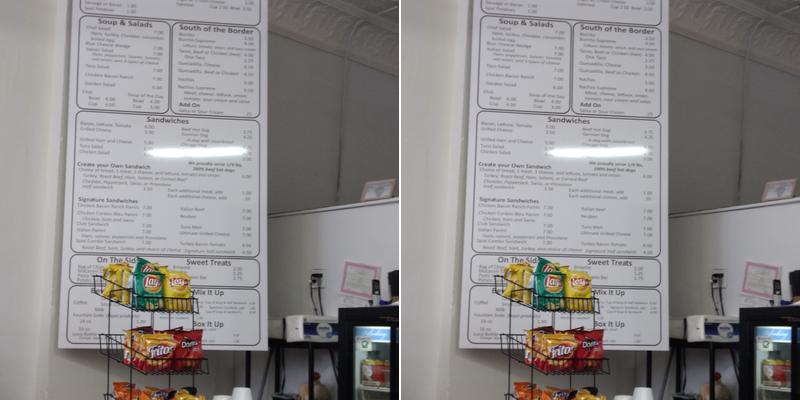 The Spot Cafe Menu