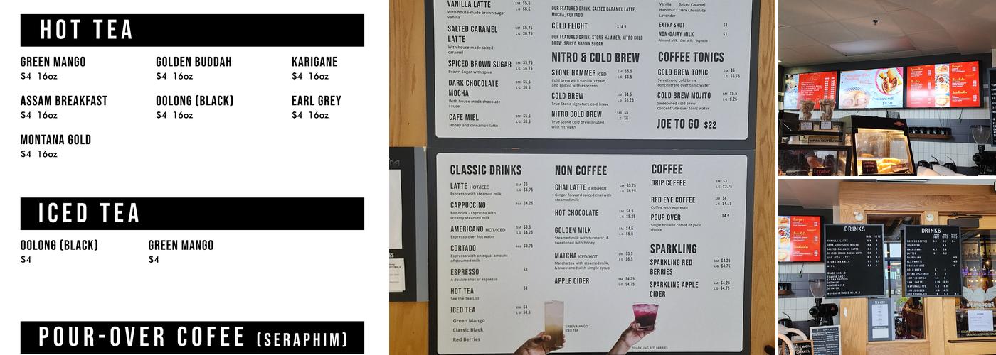 Eggdonut's Cafe Menu