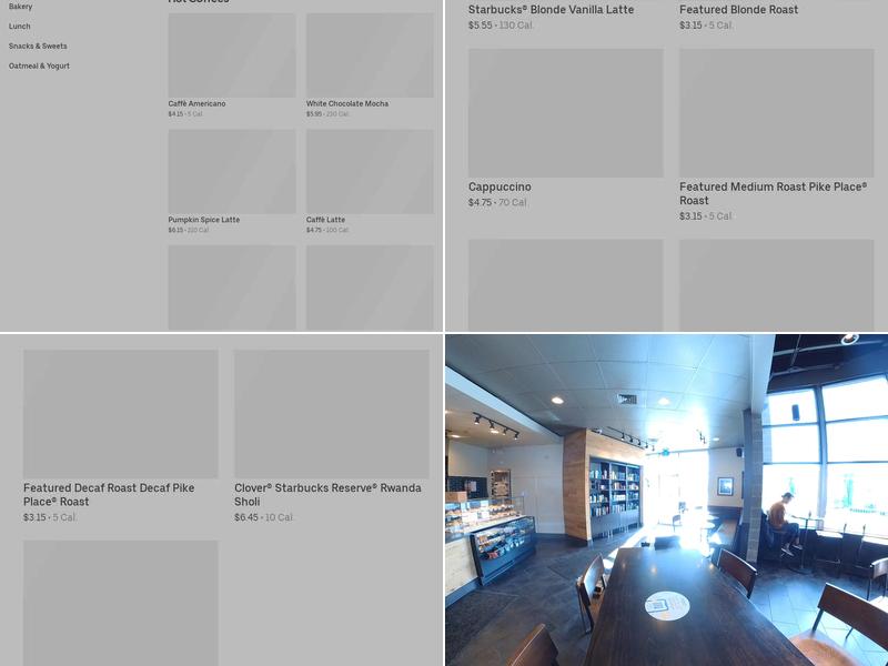 Starbucks Menu