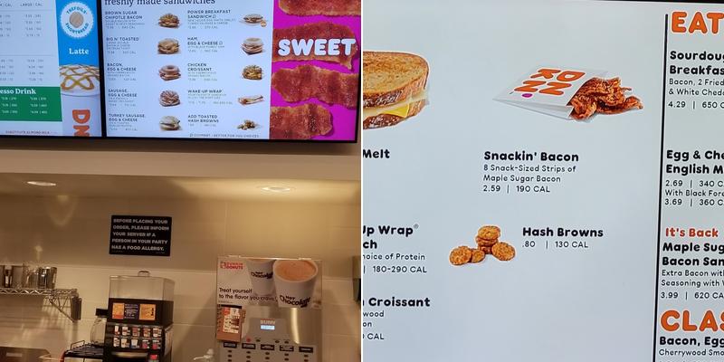 Dunkin' Menu