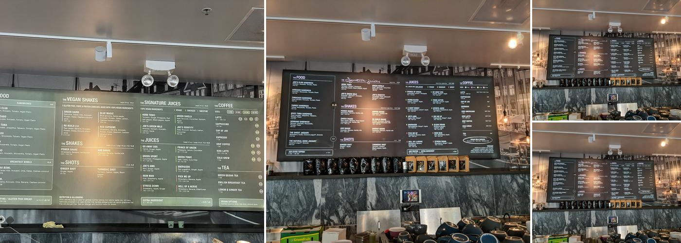 JOE & THE JUICE Menu