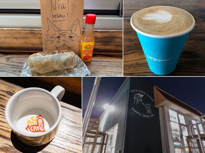 Cat & Cloud Coffee 719 Swift St Suite 56, Santa Cruz