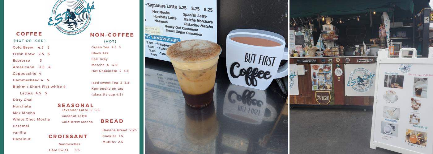 E.S.B. Cafe Menu
