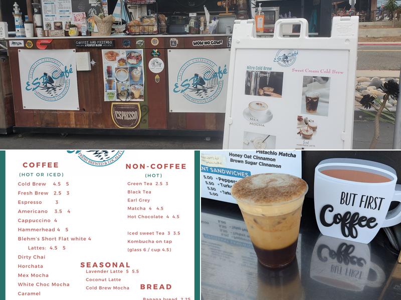 E.S.B. Cafe Menu