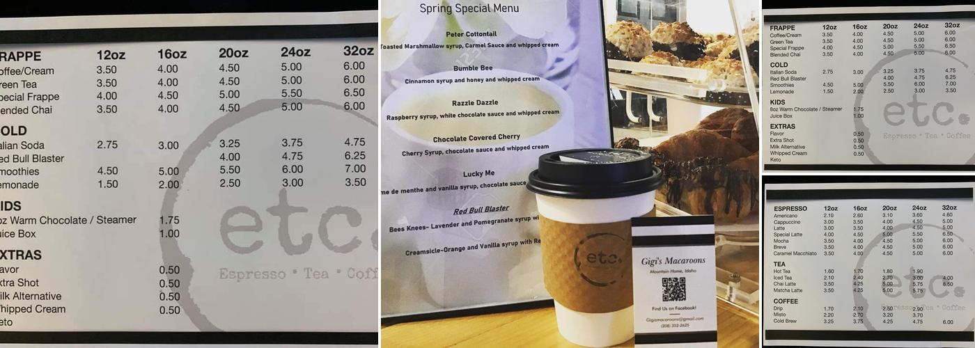 ETC Mountain Home Menu