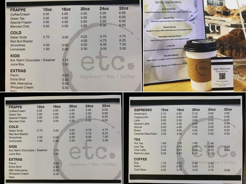 ETC Mountain Home Menu