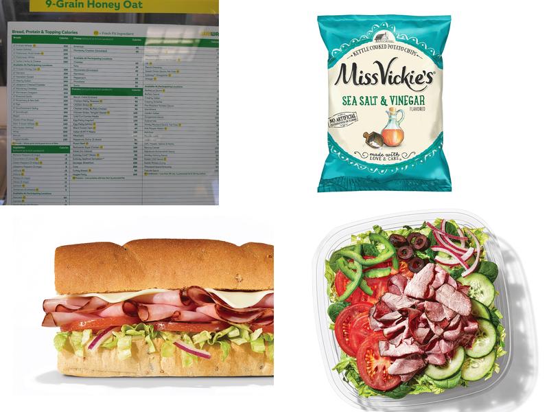 Subway Menu