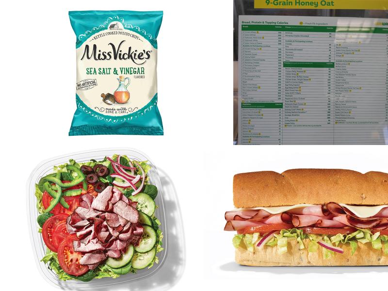 Subway Menu