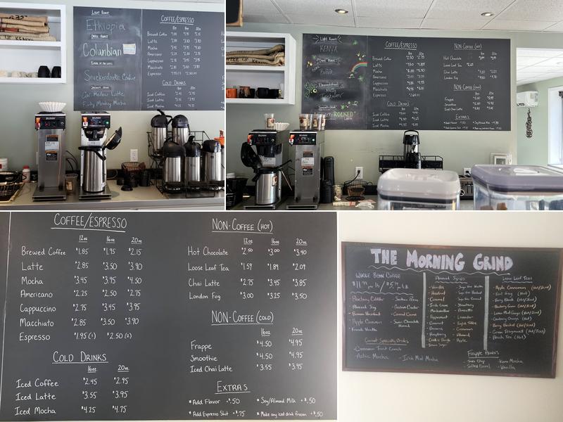 The Morning Grind Coffee House Menu