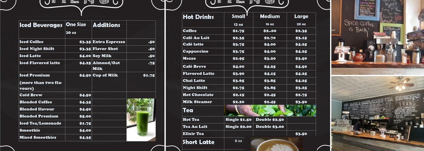 Knockbox Cafe Menu