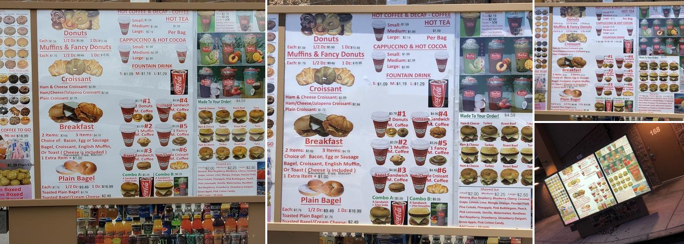 BoSa Donuts Menu