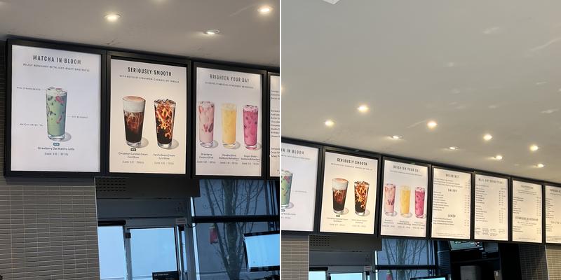 Starbucks Menu