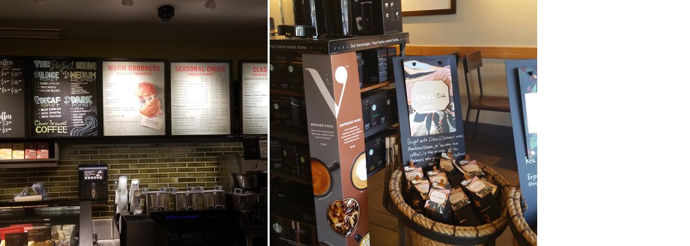Starbucks Menu