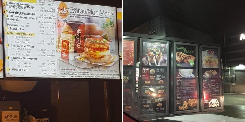 McDonald's Menu