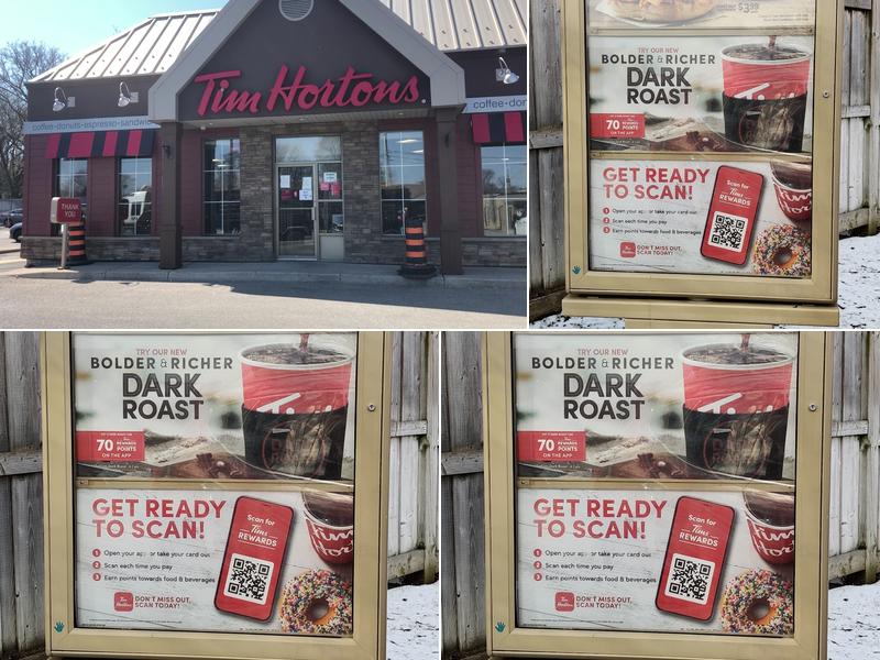 Tim Hortons Menu