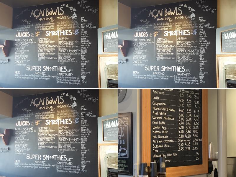 Bean Around The World Coffees Menu