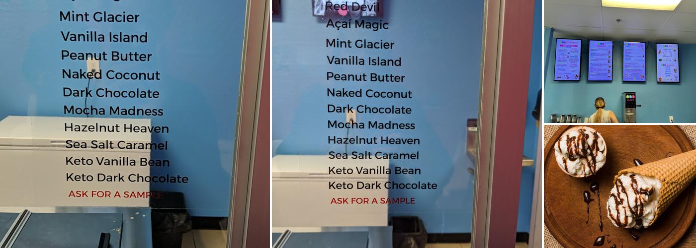 212 Ice Cream Studio Menu