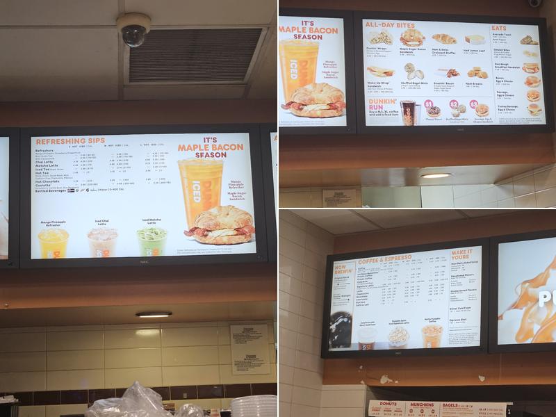 Dunkin' Menu