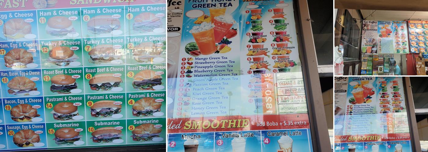 Miss Donuts and Bakery Menu