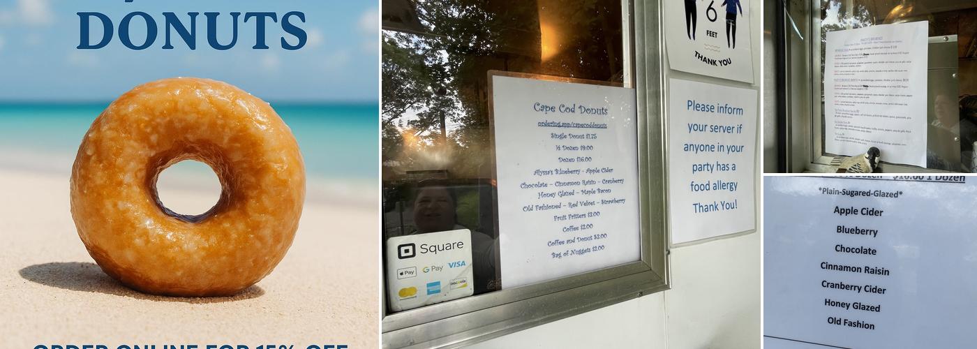 Cape Cod Donuts Menu