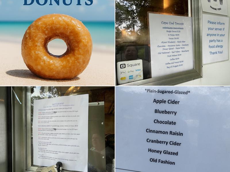 Cape Cod Donuts Menu